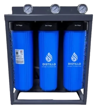 Distillo 3-stage high-flow filter plant